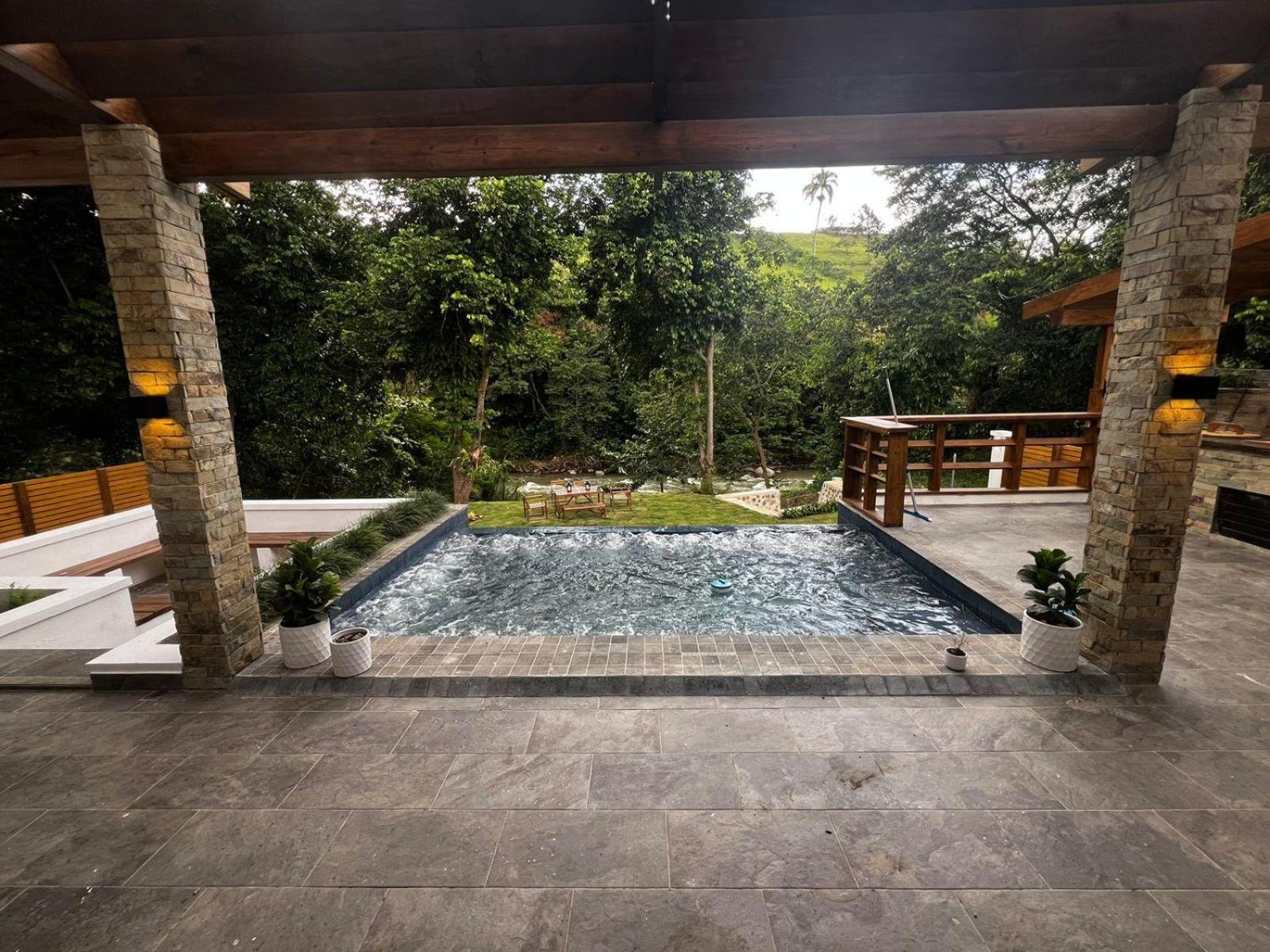 Villa Cielito Del Yaque - Jarabacoa - Rio Privado - Picuzzi Climatizado Eksteriør billede